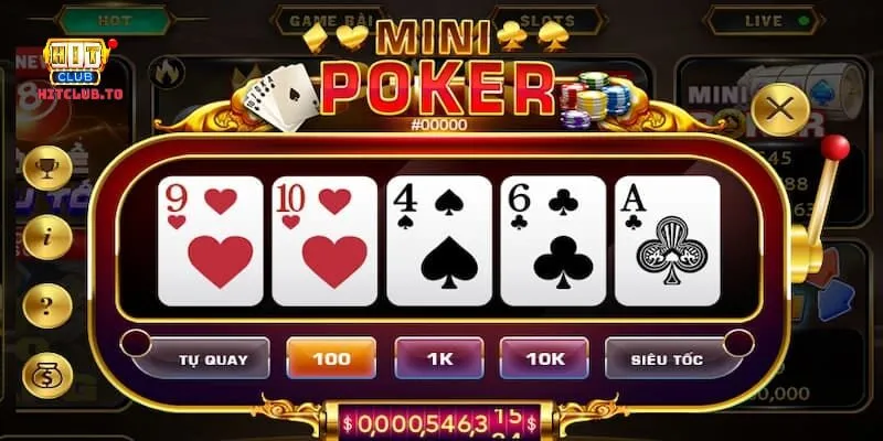 Lưu ý khi tham gia chơi game Mini Poker Hit Club