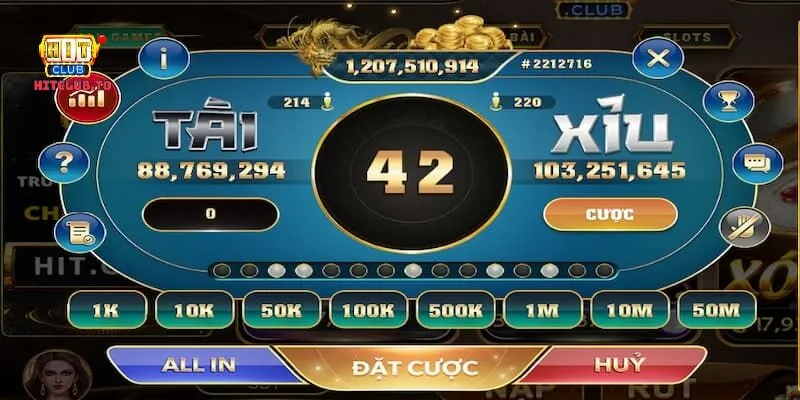 Hướng dẫn các bước tham gia chơi Tài Xỉu Hit Club