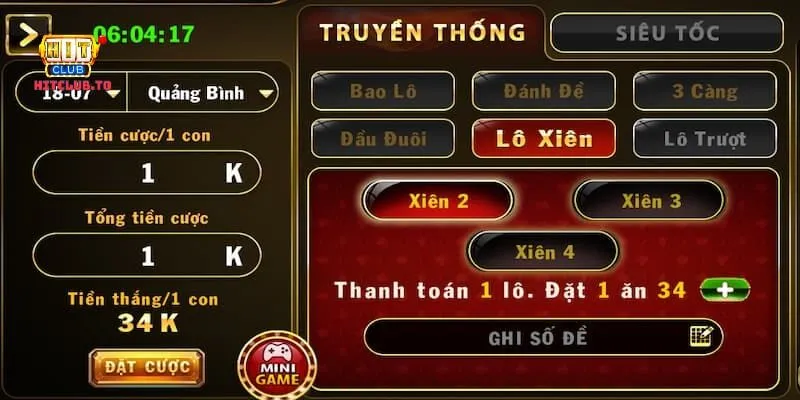 Các hình thức cá cược phổ biến trong Lô Đề Hit Club 