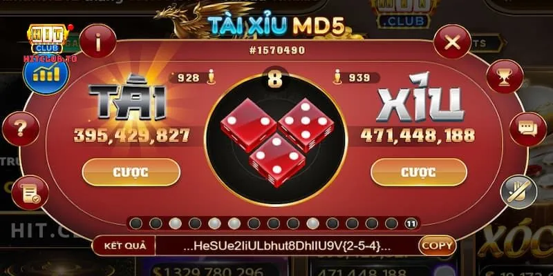 Tài Xỉu MD5 Hit Club siêu phẩm ăn khách hiện nay